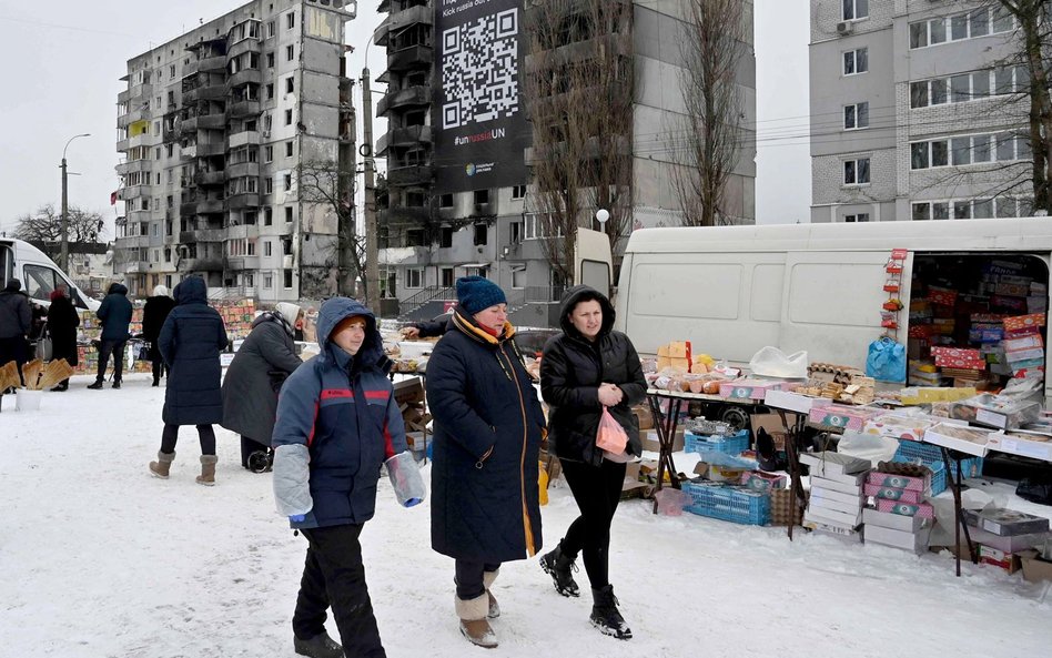 Borodzianka leży zaledwie 60 kilometrów na północny zachód od Kijowa. Rok temu tamtędy szli Rosjanie