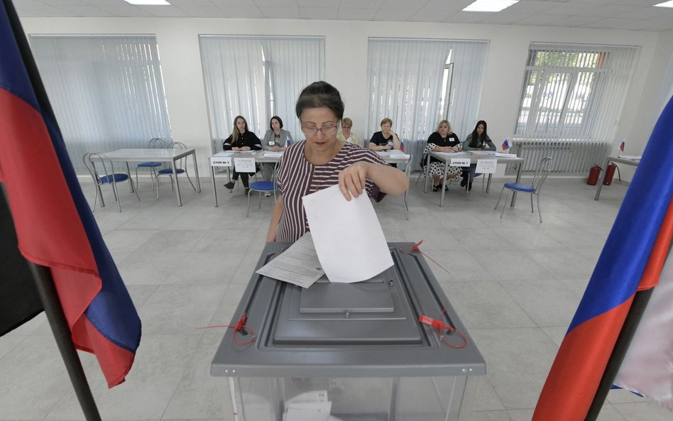 Pseudowybory w okupowanej przez Rosję części obwodu donieckiego