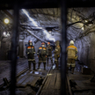 Górnicy w kopalni węgla Osinnikowskaja, prowadzonej przez Raspadskaya PJSC, w Osinnikach w Rosji