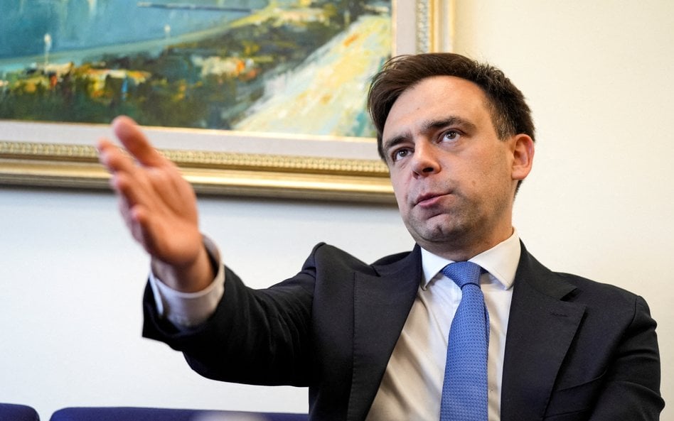 Minister finansów i gospodarki Andrzej Domański
