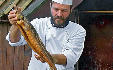 Ryby serwowane w Młynie w Klekotkach są wędzone na miejscu