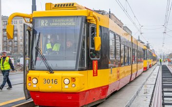 Szybka budowa odcinka „C” ma spowodować, że mocno obciążona sieć tramwajowa biegnąca ulicą Grójecką 