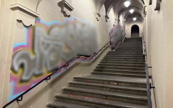Od wyczyszczenia ścian do ponownego pojawienia się graffiti minęło zaledwie pół dnia