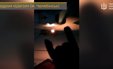 Kadr z nagrania opublikowanego przez ukraiński wywiad