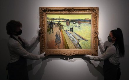 Obraz „Le pont de Trinquetaille" Vincenta Van Gogha