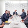 Uczestnicy debaty. Od lewej: dr Leszek Mellibruda, Dariusz Szczepaniuk, Maciej Bobrowicz, prowadzący