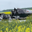 Szczątki rozbitego bombowca Tu-22M3