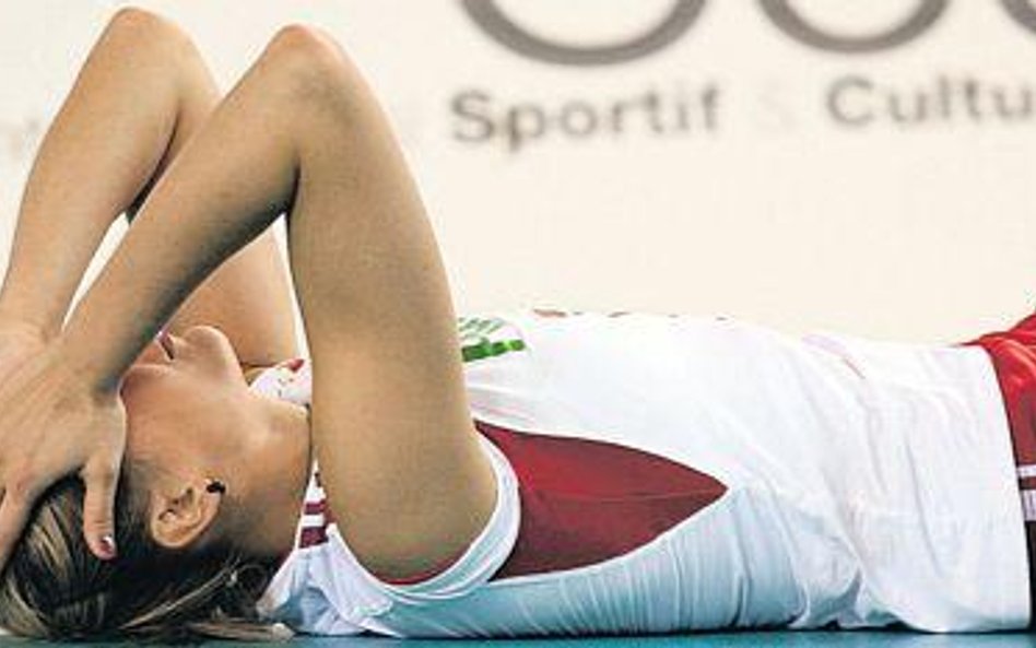 Na koniec były łzy. Małgorzata Glinka w pierwszym secie meczu o brązowy medal zdobywała punkty z łat