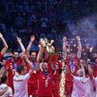 Polscy siatkarze po zwycięstwie w finale mistrzostw Europy