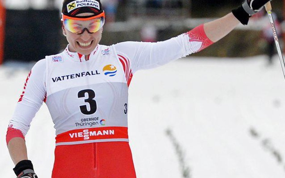 Justyna Kowalczyk wyprzedza Therese Johaug aż o 46,4 s