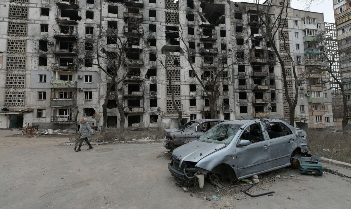 Rosyjskie agencje sprzedają nieruchomości w zrujnowanym Mariupolu