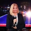 Monika Piątkowska podczas wieczoru wyborczego w swoim sztabie w Krakowie.