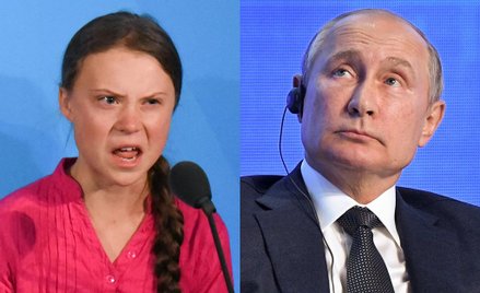 Władimir Putin o Grecie Thunberg: Miła, ale źle poinformowana