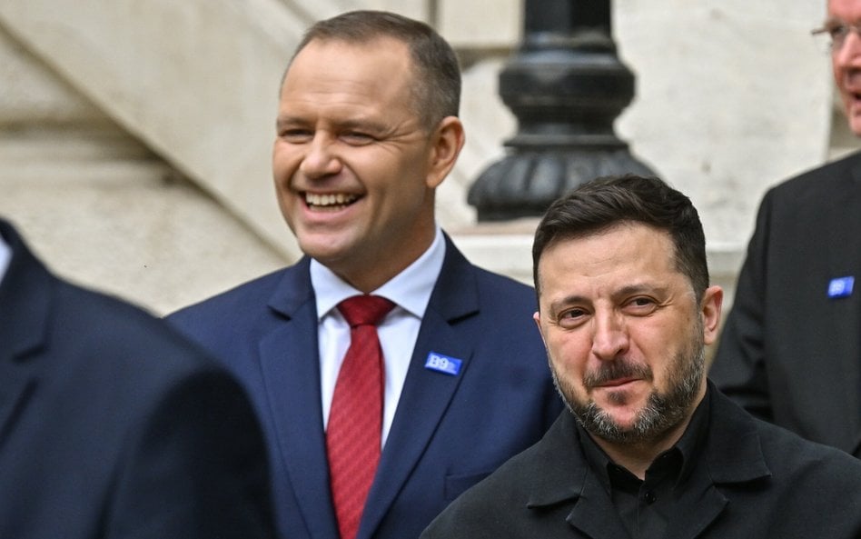 Karol Nawrocki i Wołodymyr Zełenski