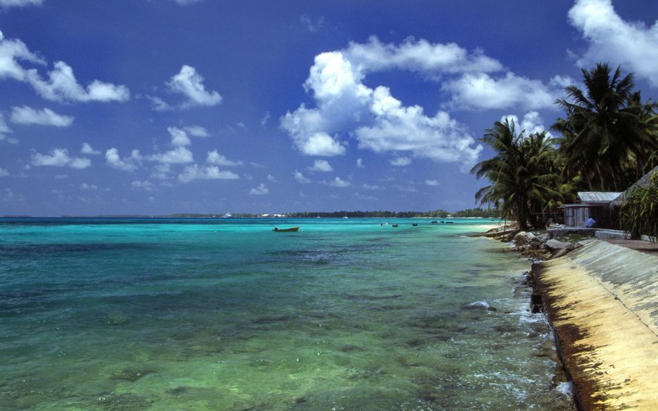 Plaża w Tuvalu