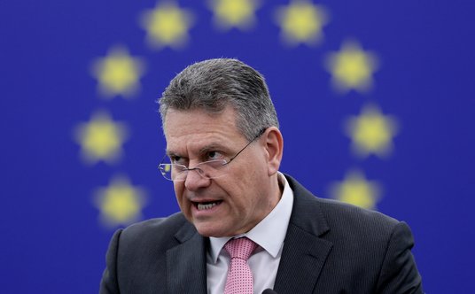 Maros Sefcovic, komisarz ds. handlu i bezpieczeństwa gospodarczego oraz stosunków międzyinstytucjona