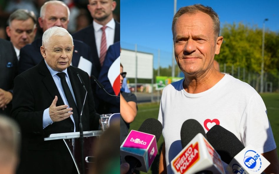 Jarosław Kaczyński i Donald Tusk