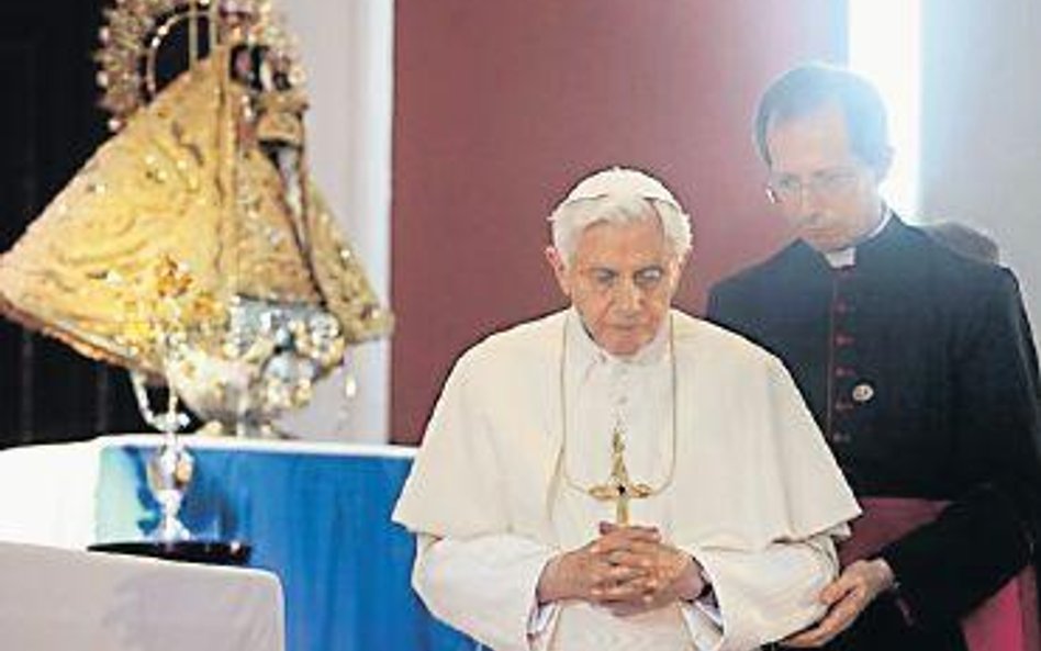 Papież Benedykt XVI w sanktuarium Matki Bożej Miłosierdzia z El Cobre