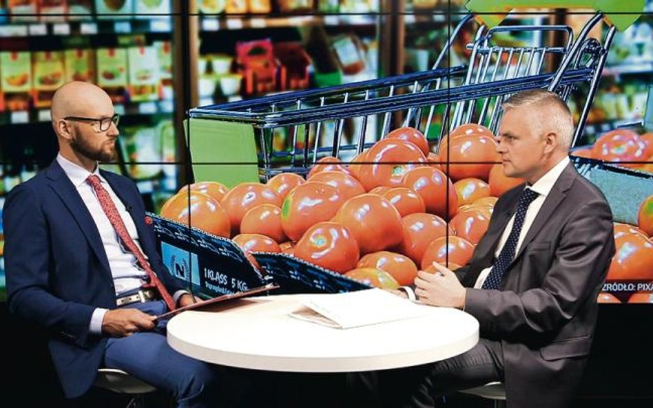 Gościem Grzegorza Siemionczyka w środowym wydaniu programu „Prosto z parkietu” był Marcin Mrowiec, g