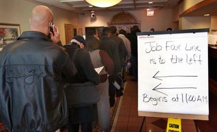 USA coraz bardziej bezrobotne