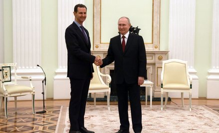 Baszar el-Asad i Władimir Putin