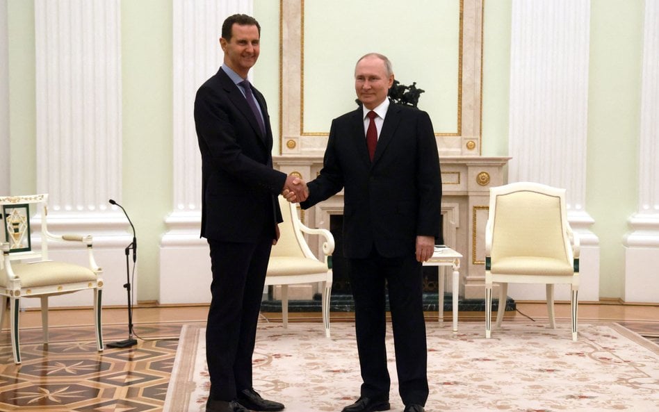 Baszar el-Asad i Władimir Putin