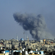 Słup dymu nad Rafah