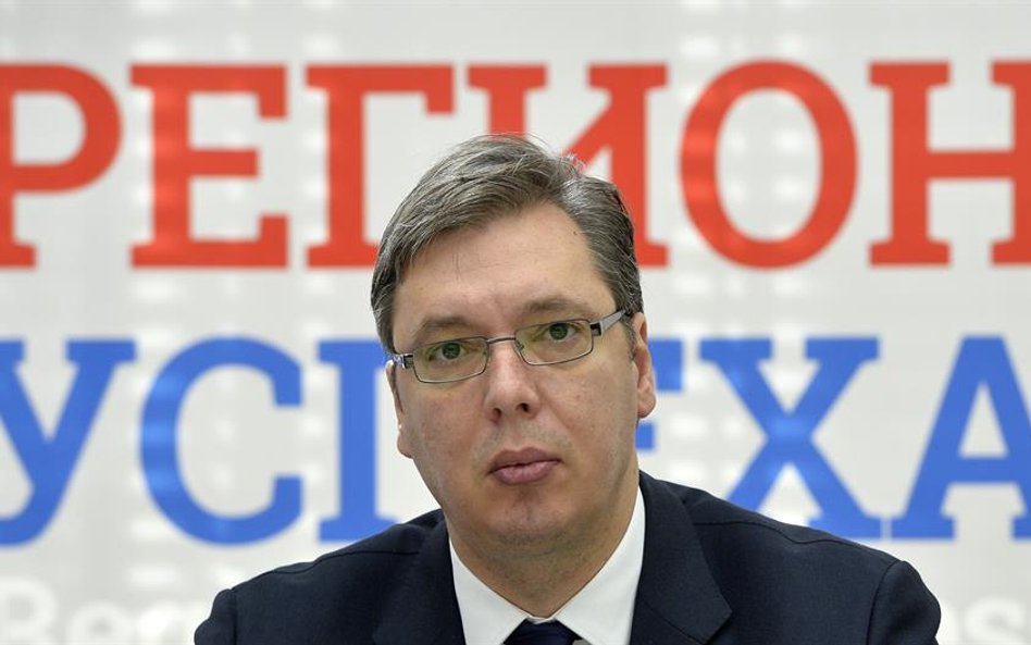 Premier Serbii Aleksander Vučić. Fot. Zoran Žestić/ lic. Attribution-ShareAlike 4.0 International