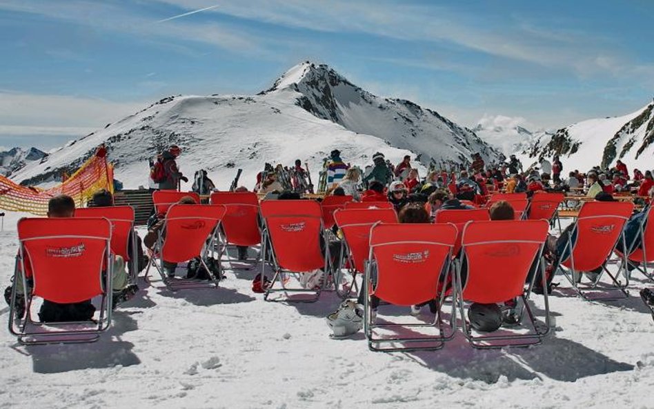 Panorama Alp z punktu widokowego Schaufelespitze na wysokości 3333 m n.p.m.