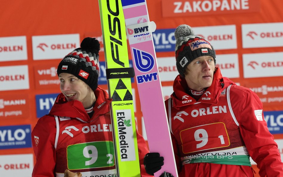 Kacper Tomasiak i Dawid Kubacki