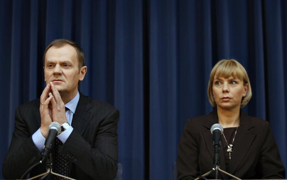 Tusk chowa się za plecami Bieńkowskiej