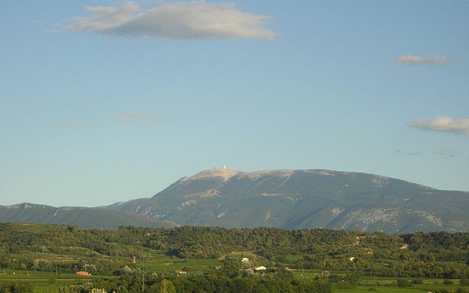 Widok na Mont Ventoux. Fot. Diniz