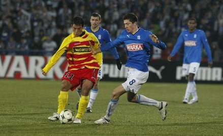 Lech Poznań (niebieskie koszulki) vs Jagiellonia Białystok
