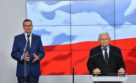 Mateusz Morawiecki i Jarosław Kaczyński