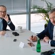 Tomasz Jażdżyński, prezes Gremi Media (pierwszy z lewej) zwracał uwagę, że podatek reklamowy może sz