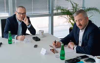 Tomasz Jażdżyński, prezes Gremi Media (pierwszy z lewej) zwracał uwagę, że podatek reklamowy może sz