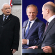 Jarosław Kaczyński, Donald Tusk i Olaf Scholz