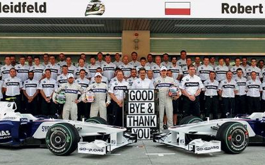 BMW Sauber żegna się z Formułą 1. Robert Kubica spędził w tym zespole cztery lata, wiele mu zawdzięc