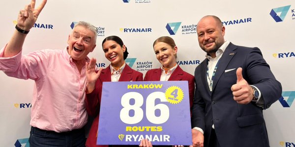 Więcej Ryanaira w Krakowie. Cztery nowe trasy i trzy dodatkowe samoloty
