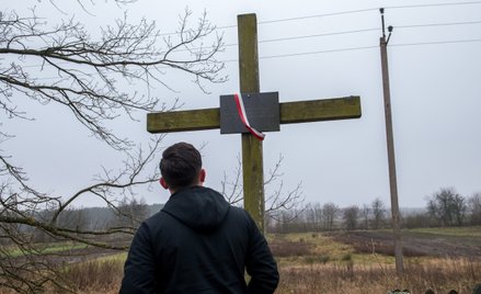 Miejsce pamięci we wsi Ugły w obwodzie rówieńskim