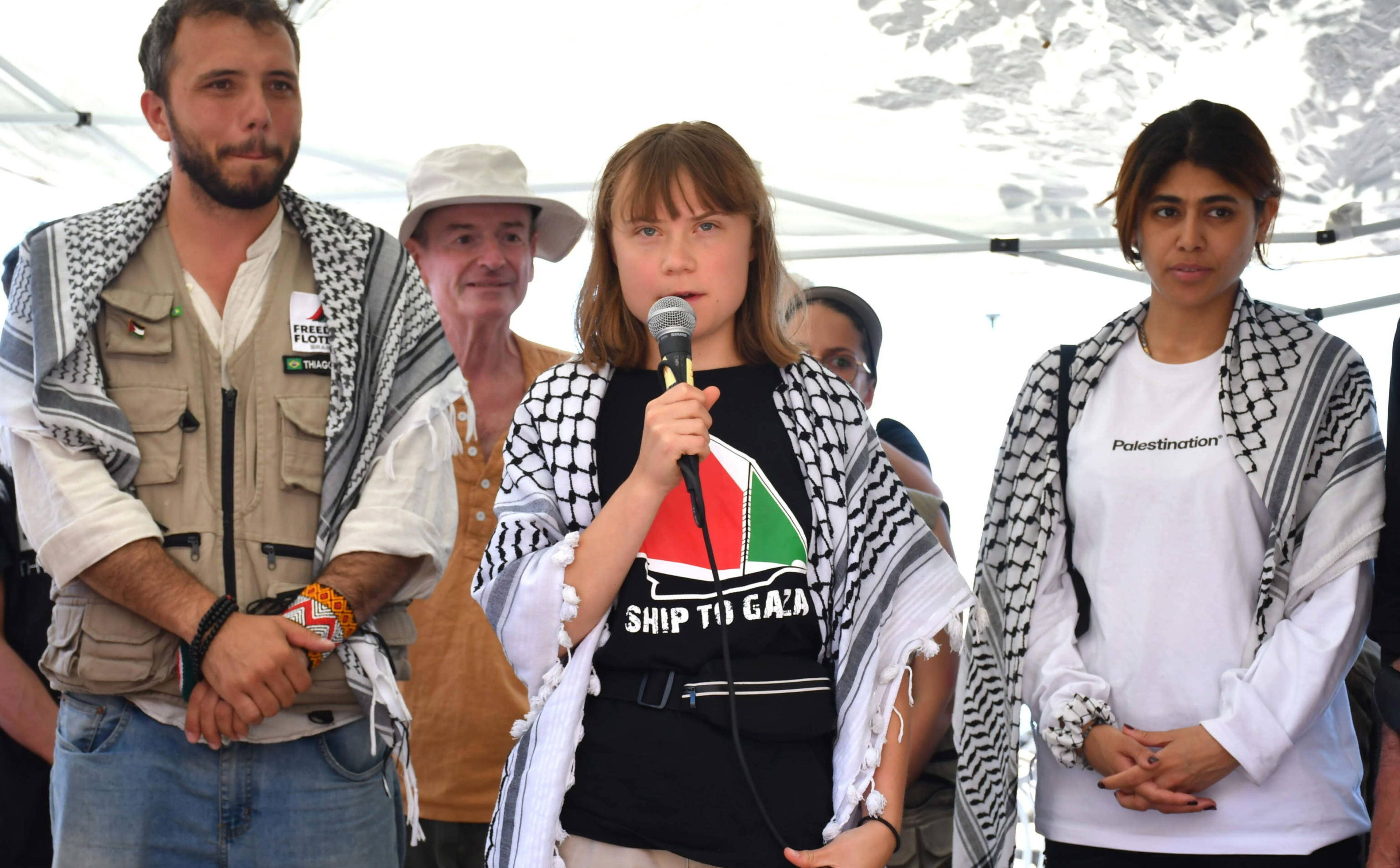 Izrael zablokuje Flotyllę Wolności z Gretą Thunberg. Na pokładzie pomoc dla Gazy