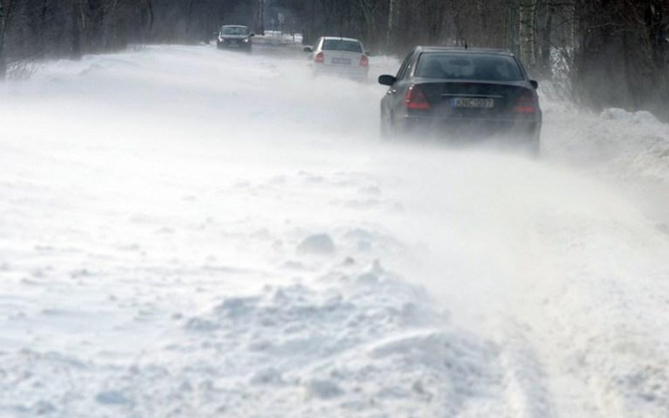 Zaspy na granicy z Węgrami w Horgos