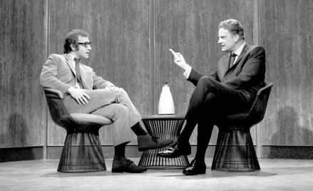 Do historii przeszła wizyta Billy'ego Grahama w programie „The Woody Allen Special” w 1969 r. Allen,