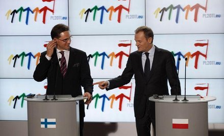 Premier Donald Tusk z premierem Finlandii