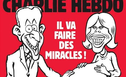 Żona Emmanuela Macrona na okładce "Charlie Hebdo"