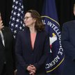 Mike Pompeo, Gina Haspel (szefowa CIA) i prezydent Donald Trump