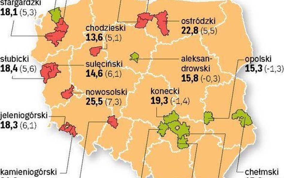 Rosną kontrasty na polskim rynku pracy