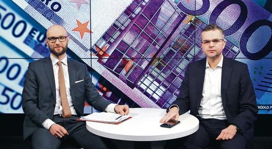 Rafał Benecki, główny ekonomista ING Banku Śląskiego i Grzegorz Siemionczyk.