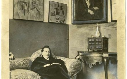 Gertruda Stein w swojej rezydencji na 27 Rue de Fleurus, 1930. Credit: New York World-Telegram and t