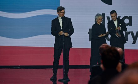 Marcin Czernik na gali Dwóch Teatrów. Zagrał Jacka Kuronia w spektaklu „1989"